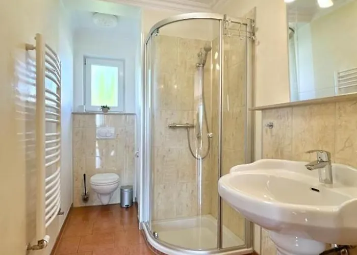 Meeresstern Eingezaeunter Garten Waschmaschine Dom wakacyjny Börgerende-Rethwisch