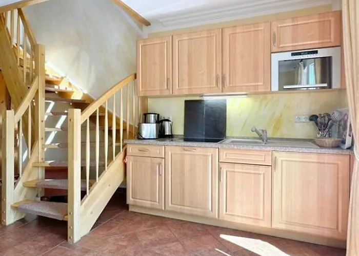 Dom wakacyjny Meeresstern Eingezaeunter Garten Waschmaschine *